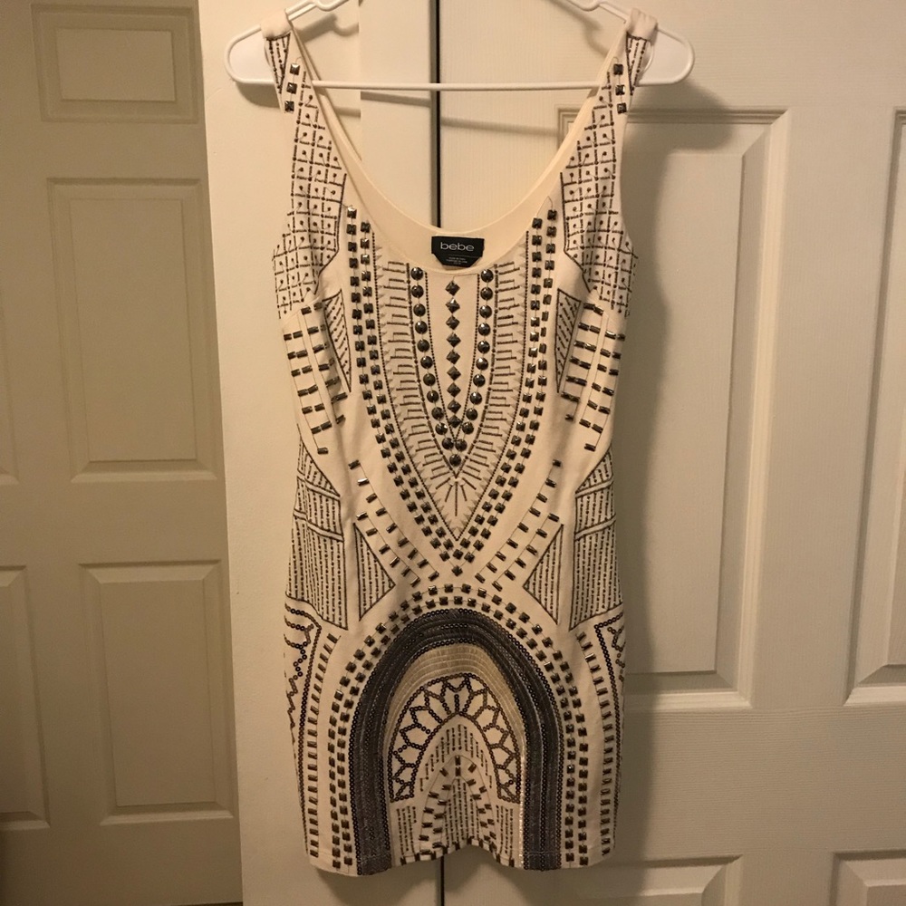 Embellished Bebe Dress